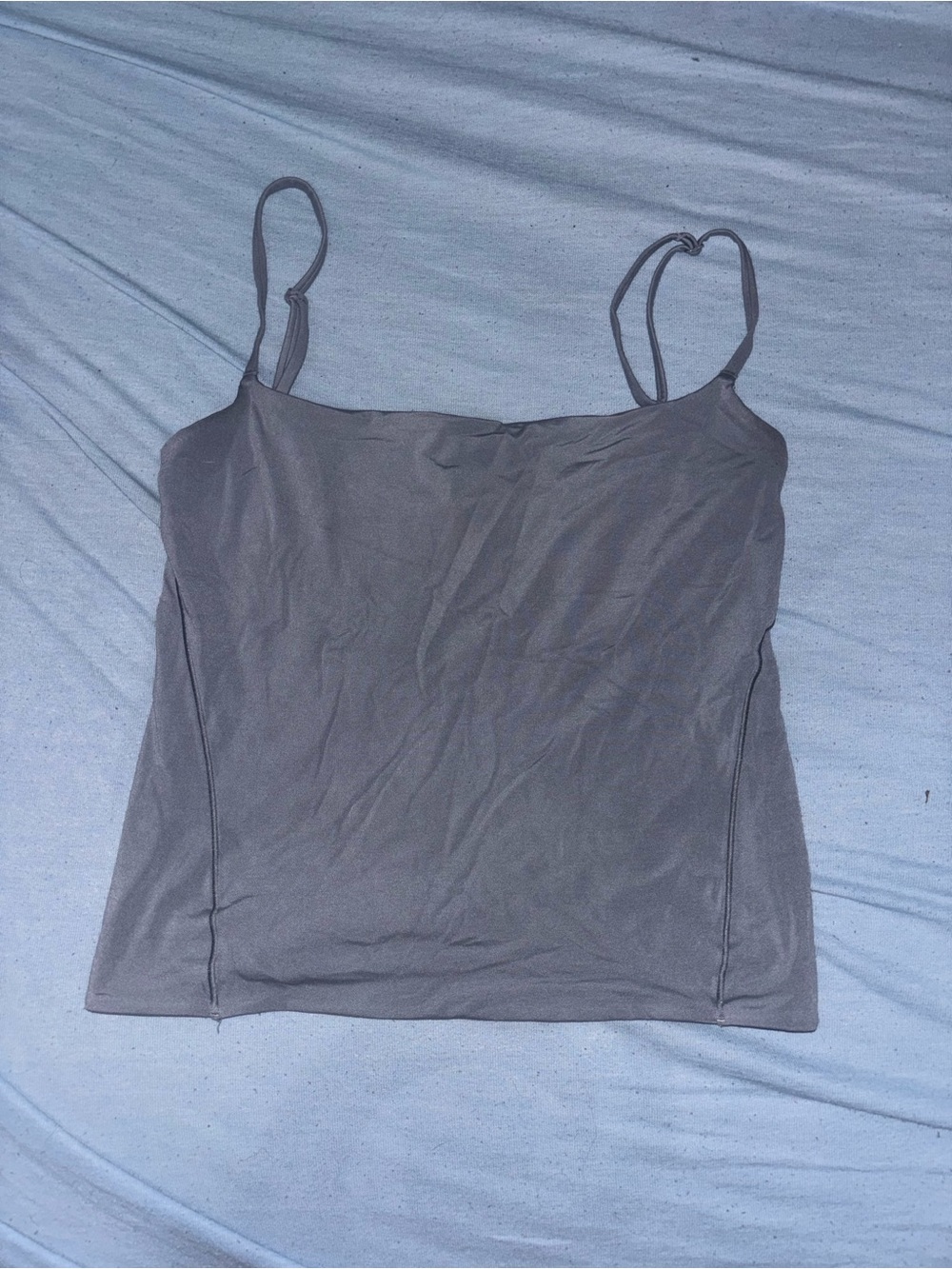 lululemon Gray Spaghetti Strap Tank